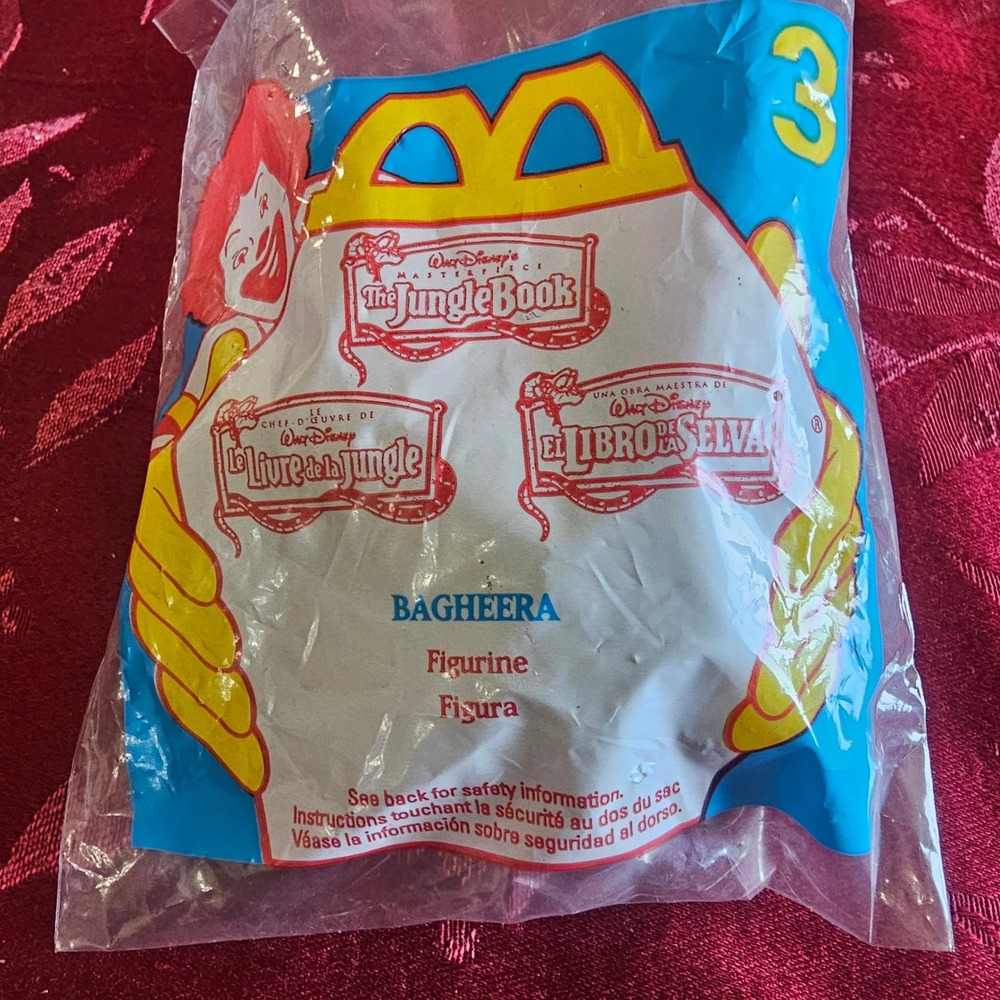 Bagheera Figure The Jungle Book 1997 McDonald's Happy Meal Toy Sealed